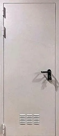 Нитроэмаль Белая дверь для трансформаторной/котельной (техническая) CN-1 - внешняя сторона