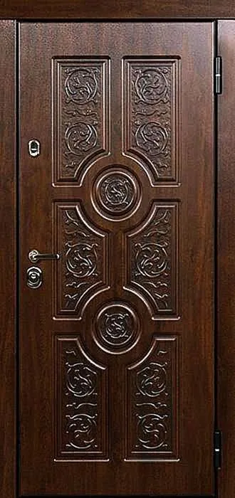 Входная дверь Czar-2 (МДФ Винорит / Массив дерева) - внешняя сторона