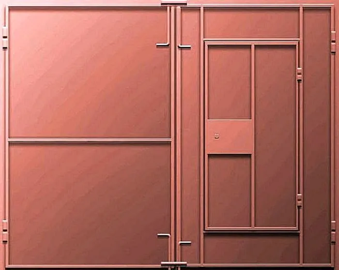 Распашные ворота Grand-16 (Нитроэмаль)